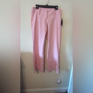 Women’s Papaya Wide Leg‎ Trousers Pants Pink Size Large Belt Loops